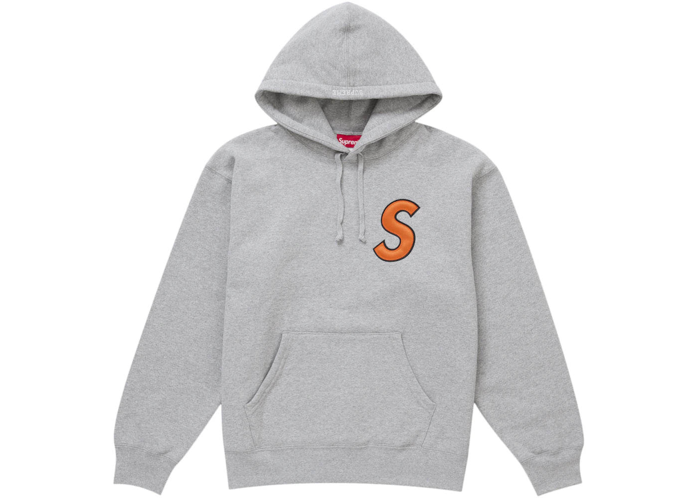 Supreme S Logo Hooded Sweatshirt (SS25) Ash Grey