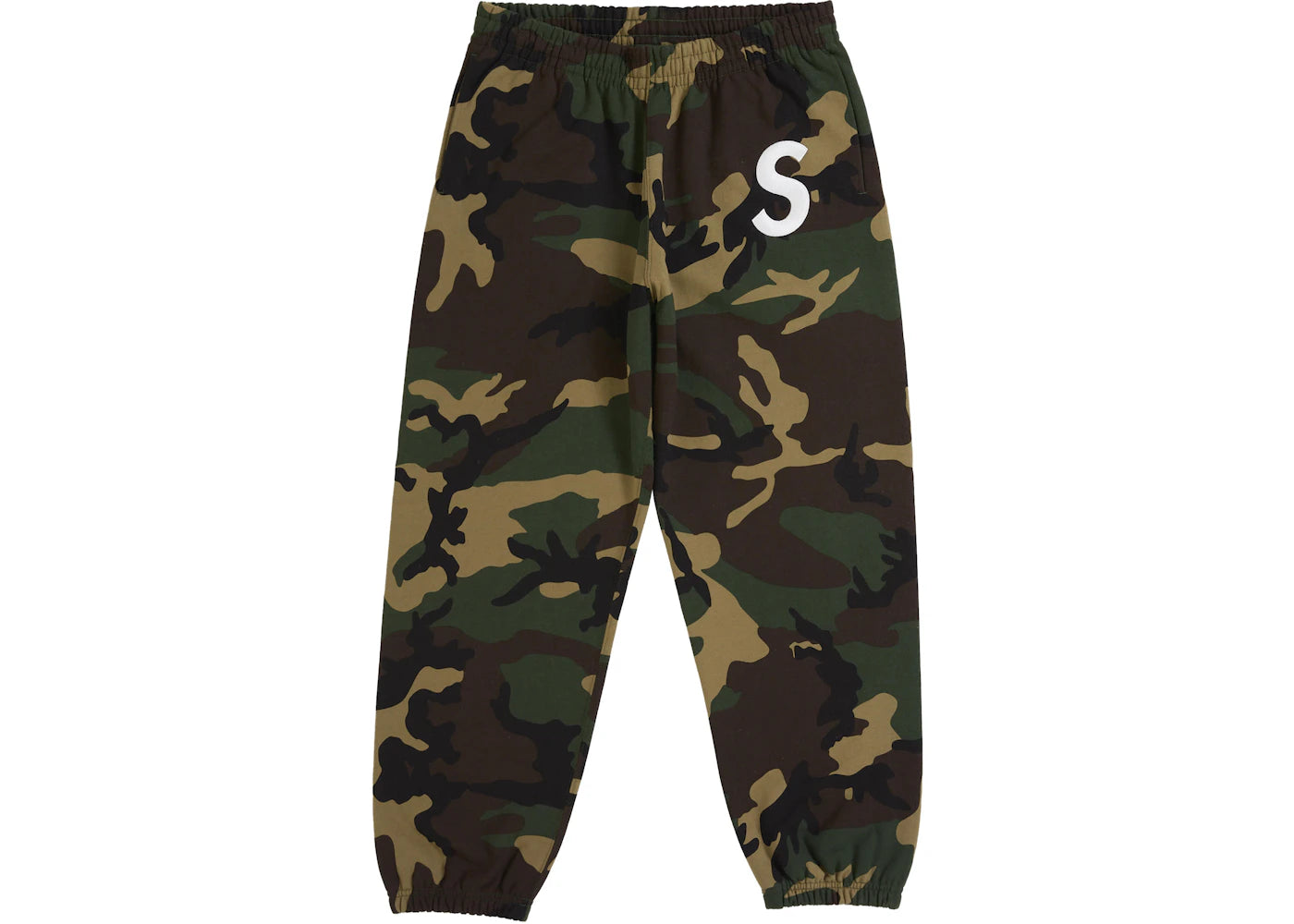 Supreme S Logo Sweatpant (FW25) Woodland Camo