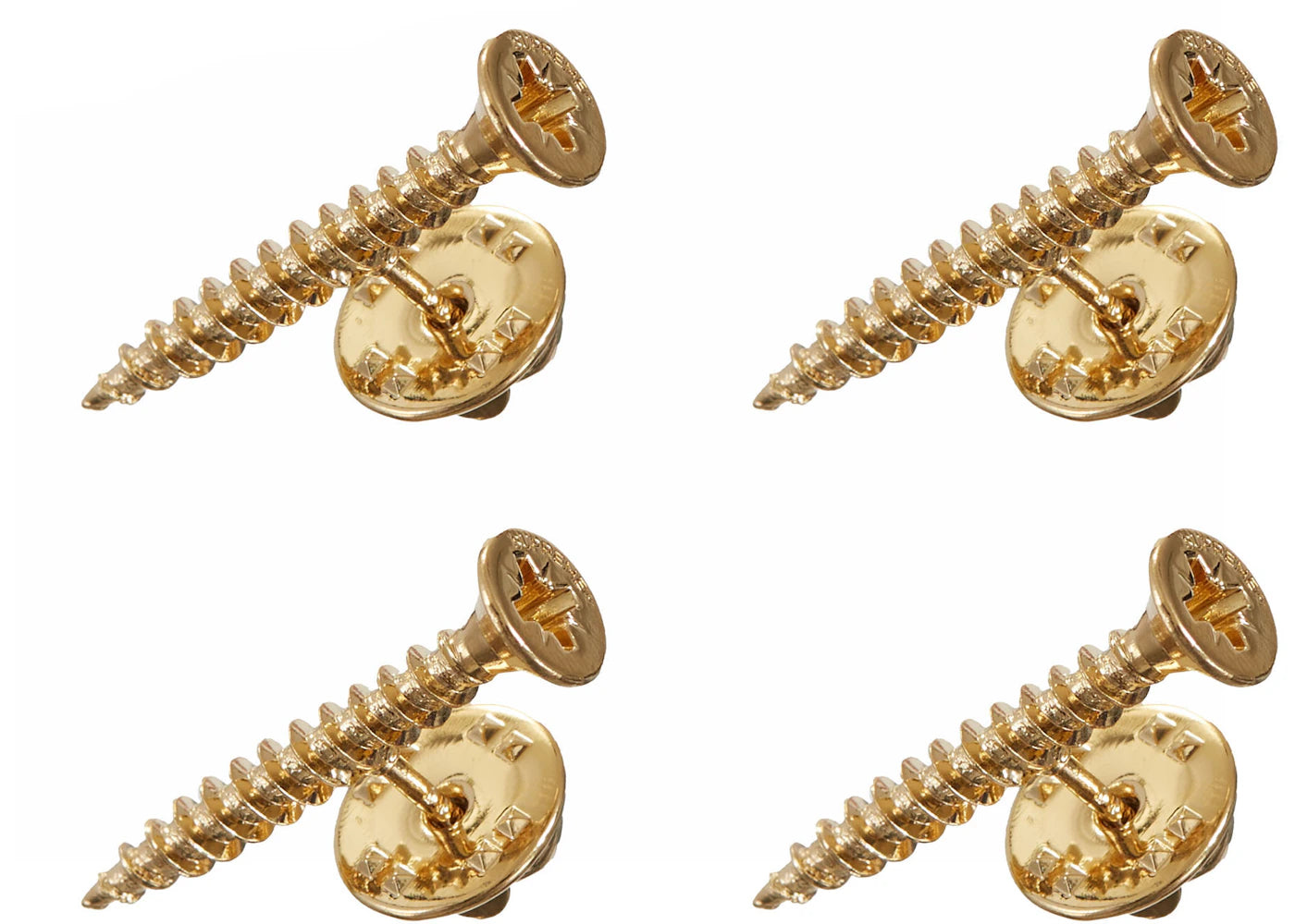 Supreme Screw Pin (Set of 4) Gold