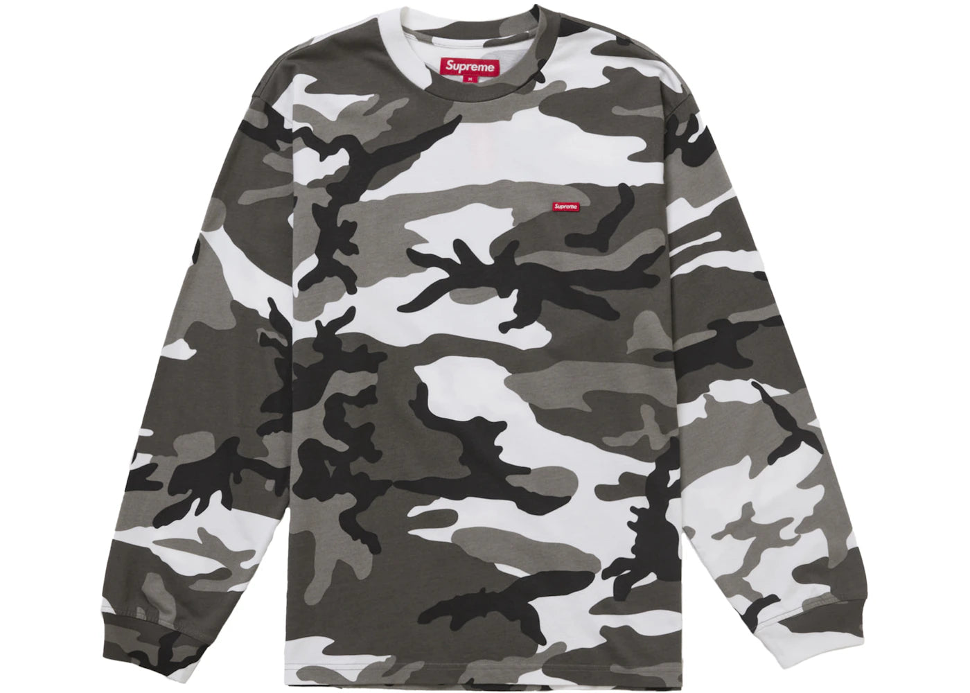 Supreme Small Box L/S Tee (SS25) Snow Camo