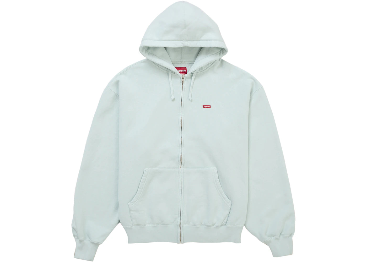 Supreme Small Box Zip Up Hooded Sweatshirt (FW25) Mint