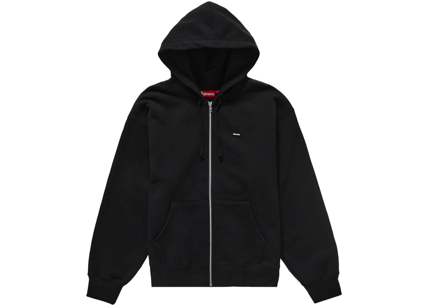 Supreme Small Box Zip Up Hooded Sweatshirt (FW24) Black