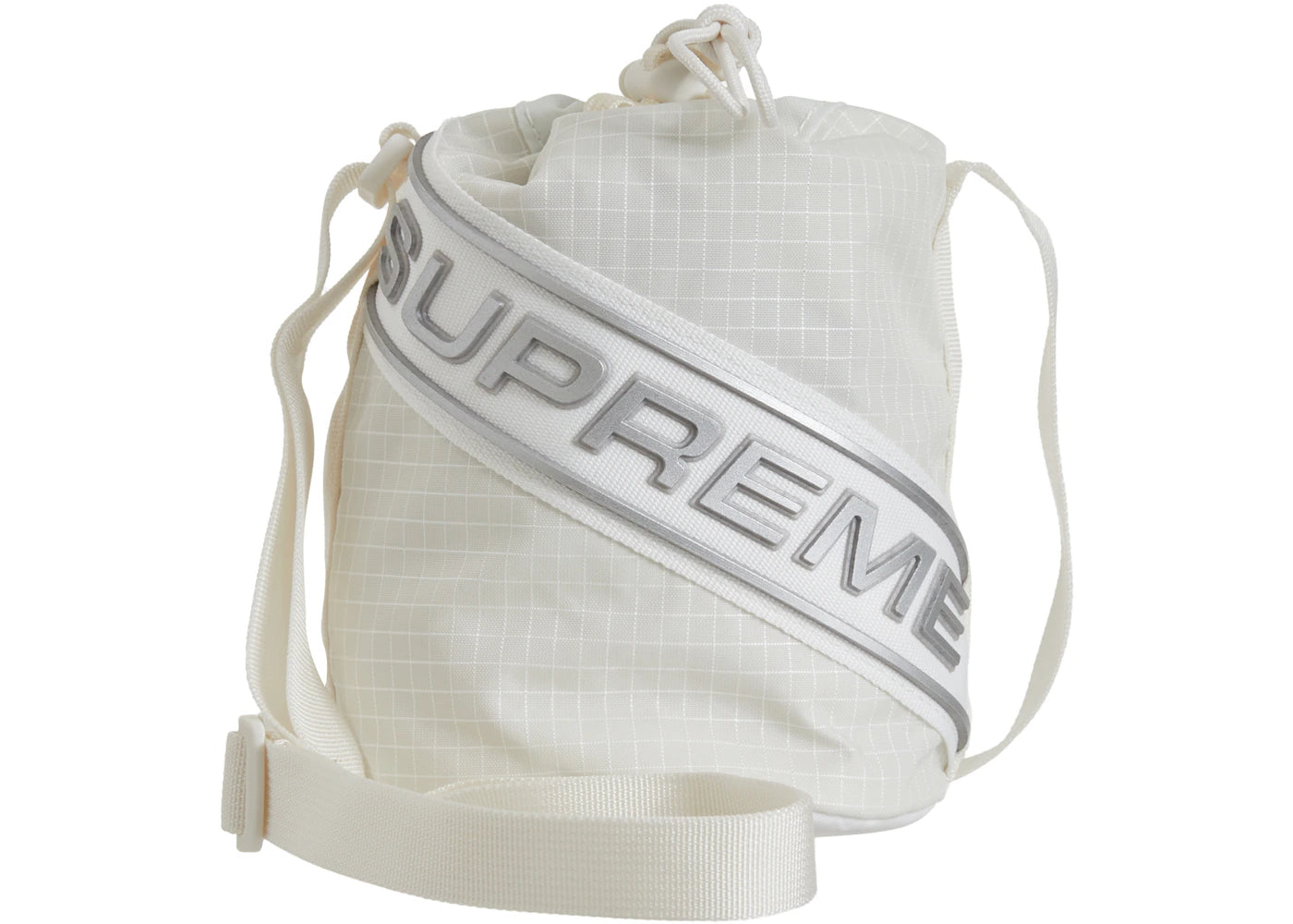 Supreme Small Cinch Pouch White