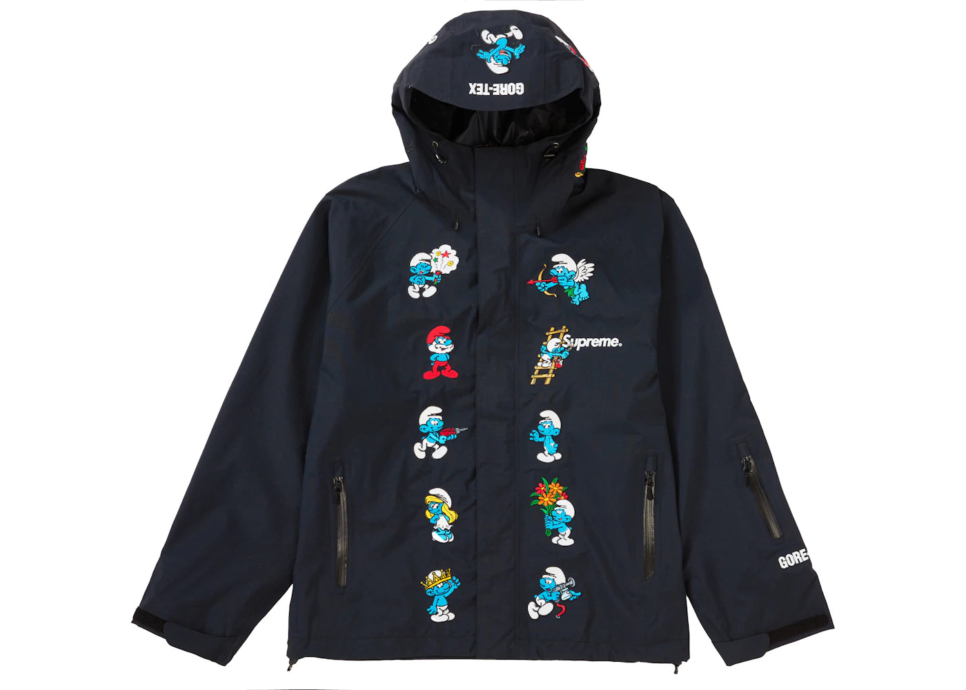 Supreme Smurfs GORE-TEX Shell Jacket Black