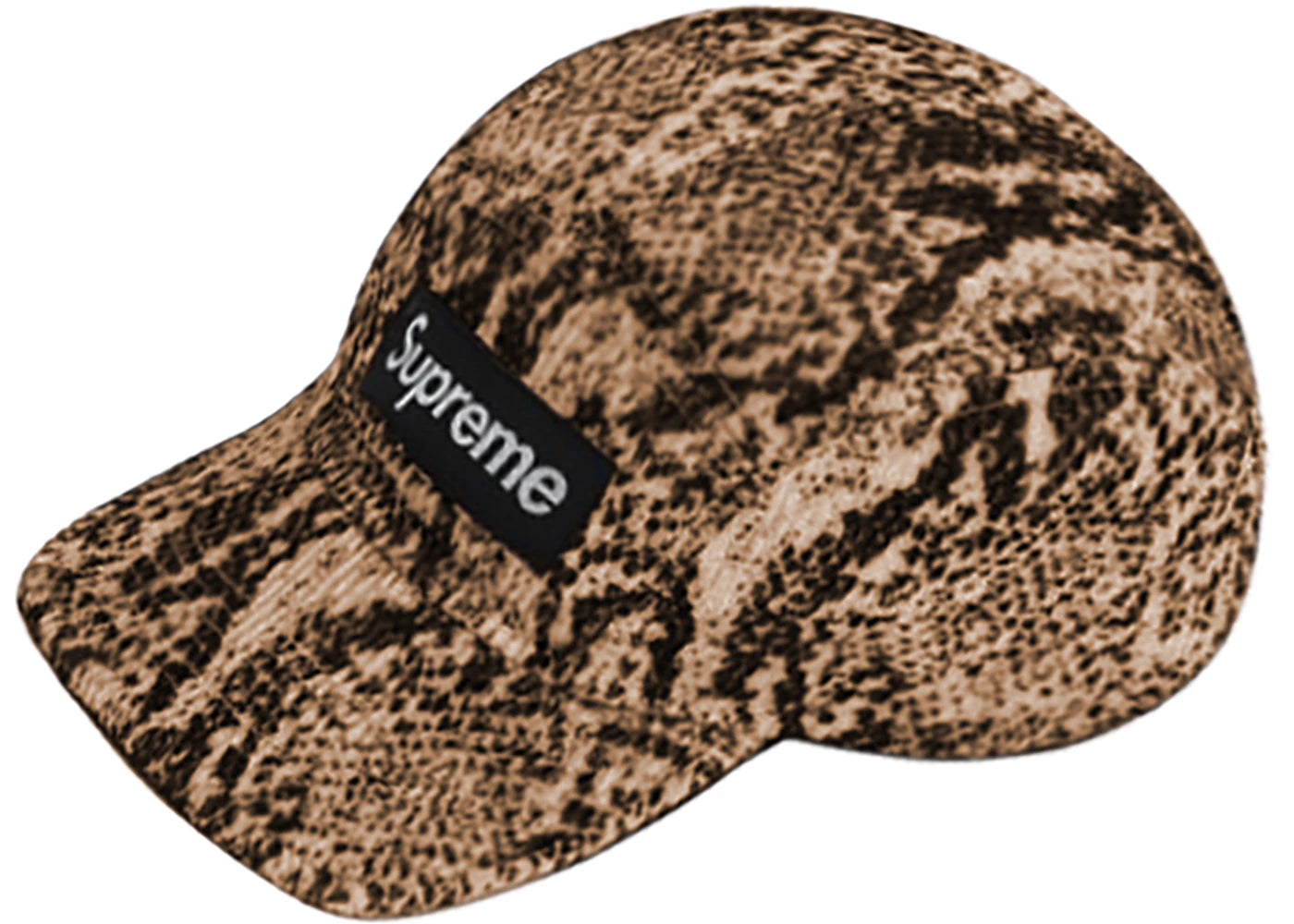 Supreme Snakeskin Corduroy Camp Cap Tan