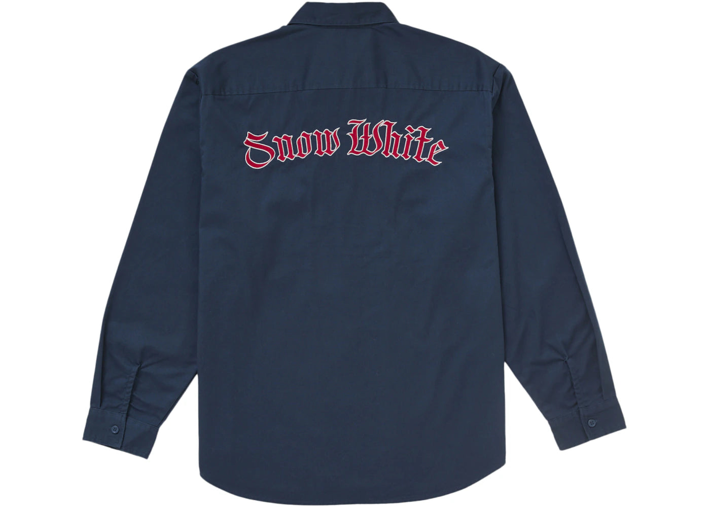 Supreme Snow White Work Shirt Light Navy