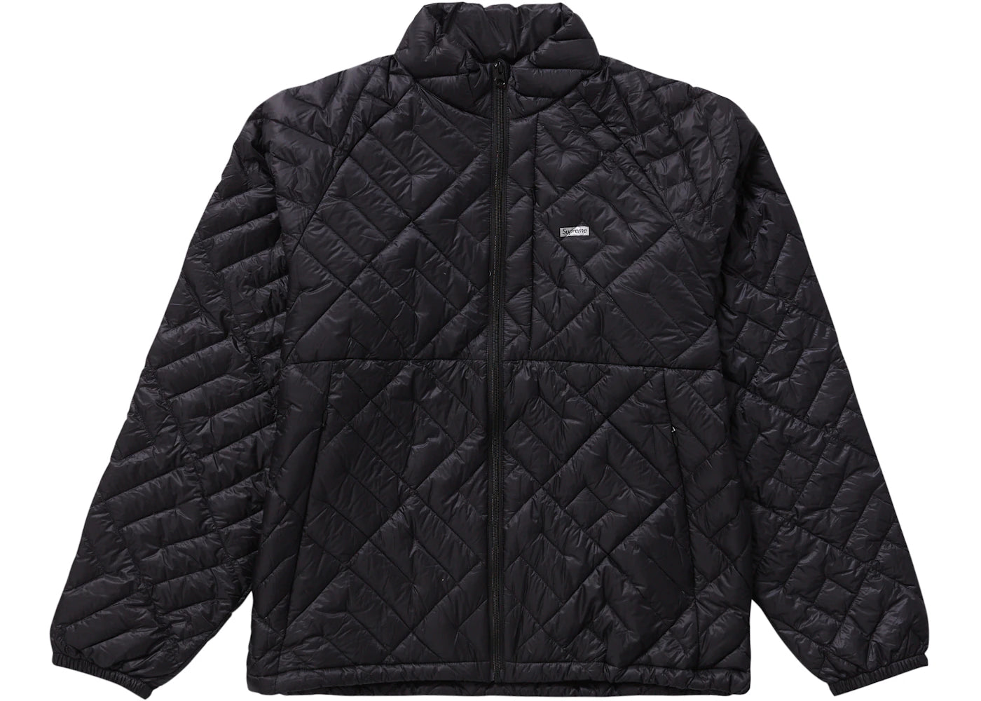 Supreme Spellout Quilted Lightweight Down Jacket Black