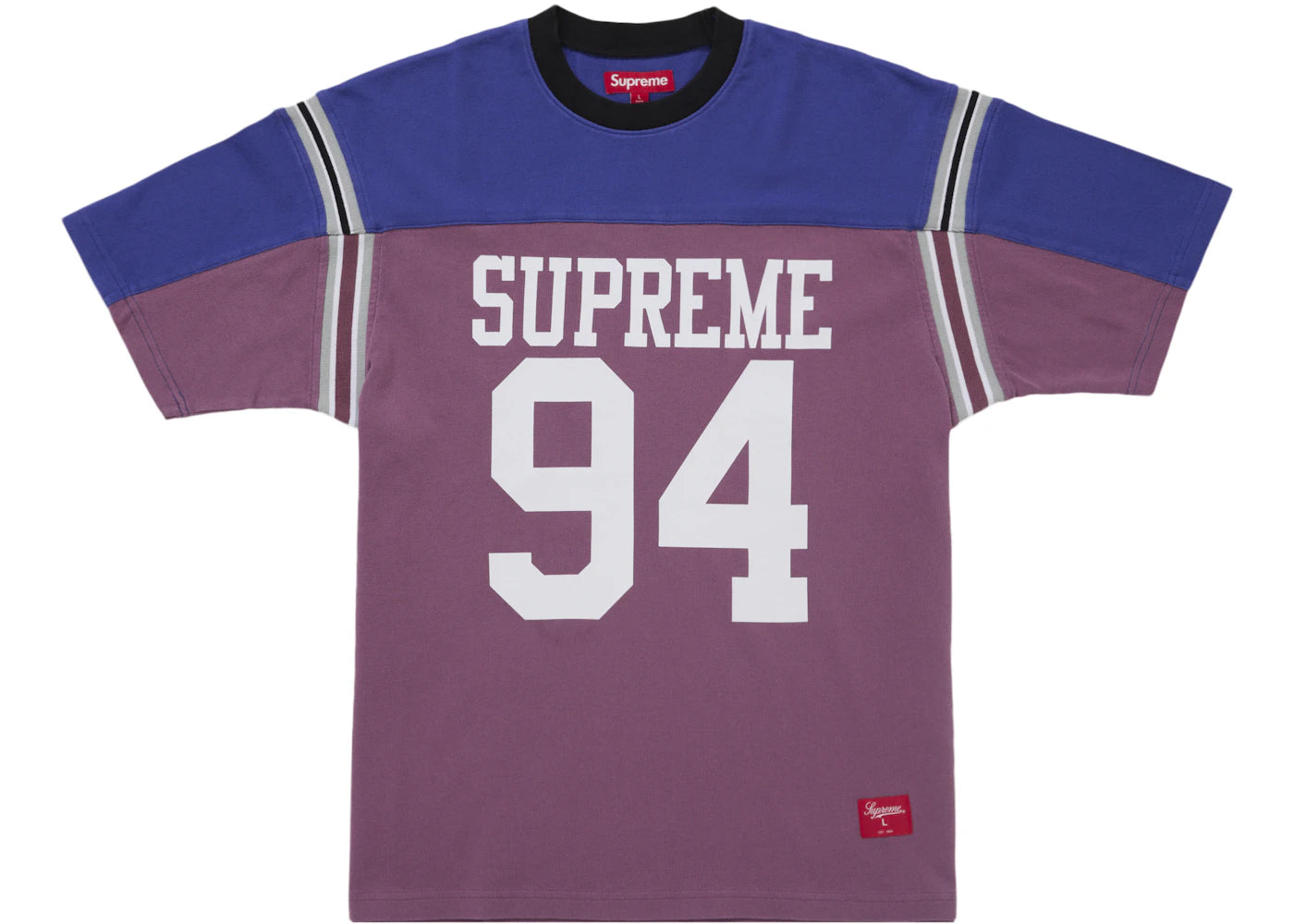 Supreme Split S/S Football Top Dusty Purple