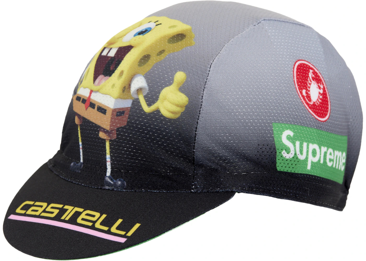 Supreme SpongeBob SquarePants Castelli Cycling Cap Black