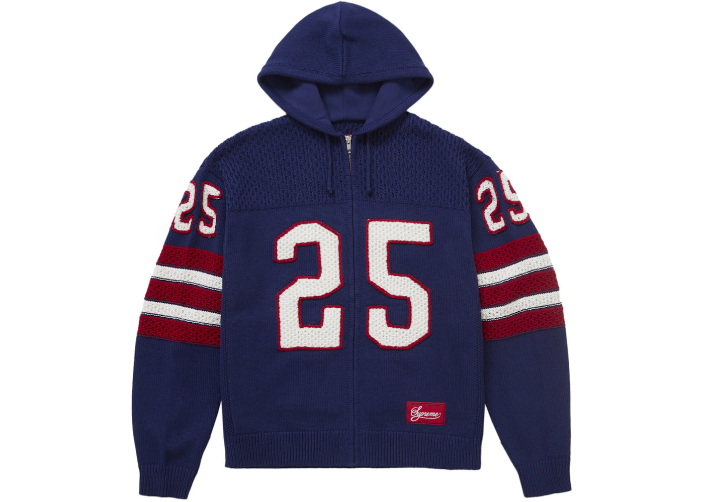 Supreme Sport Zip Up Hooded Sweater (FW25) Navy