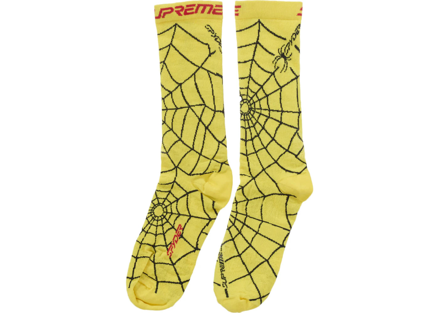Supreme Spyder Crew Socks (1 Pack) Yellow