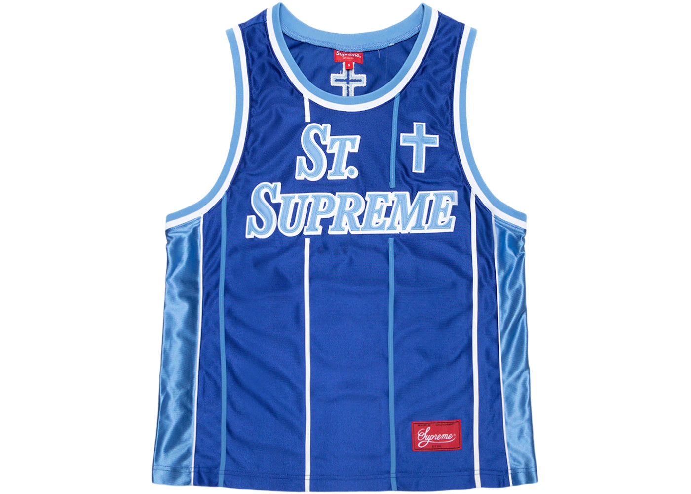 Supreme St. Supreme Basketball Jersey Royal