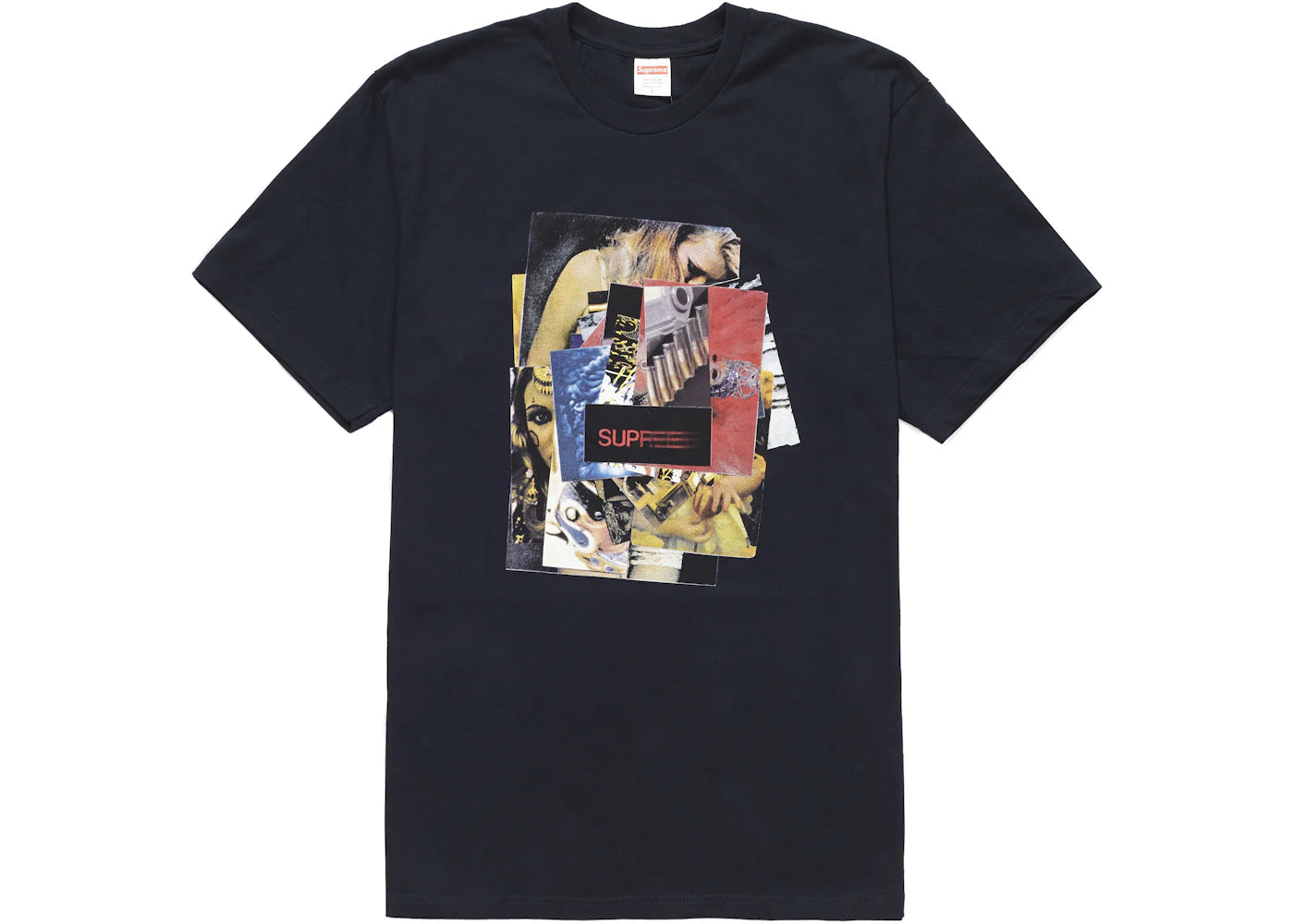 Supreme Stack Tee Navy