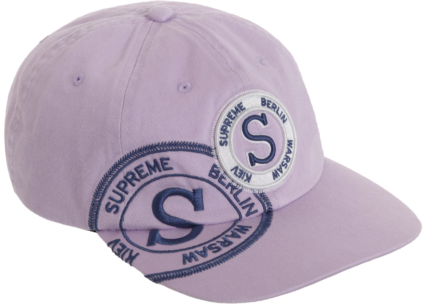 Supreme Stamp 6-Panel Light Purple