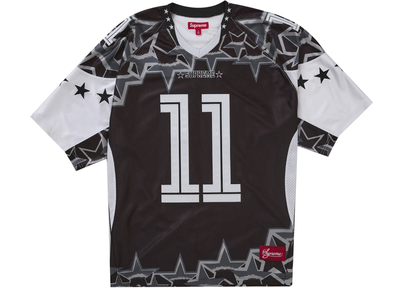 Supreme Stars Football Jersey Black