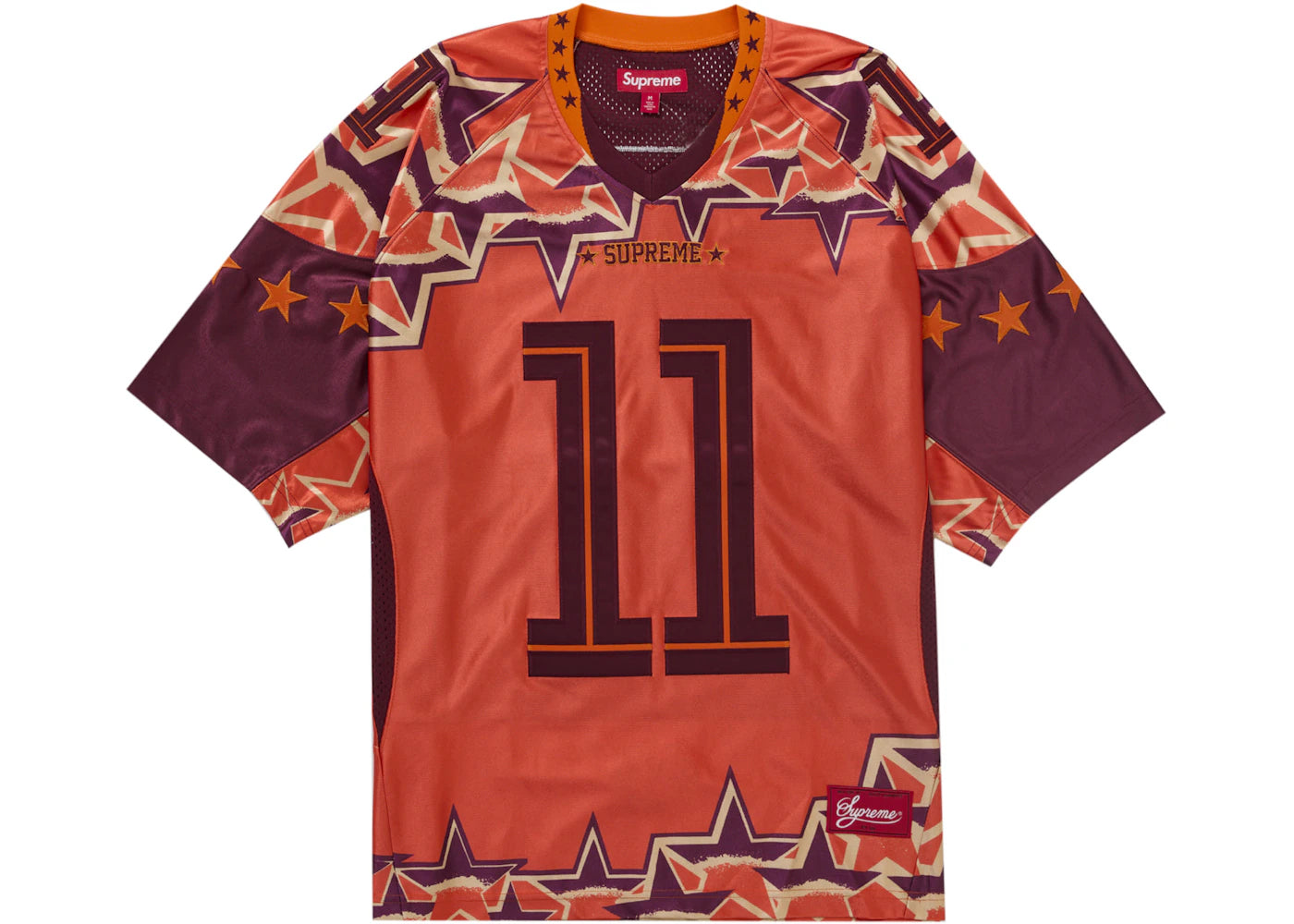 Supreme Stars Football Jersey Orange