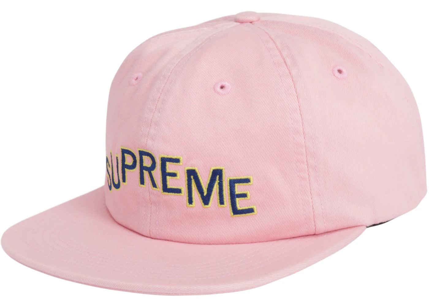 Supreme Stepped Arc 6-Panel Light Pink