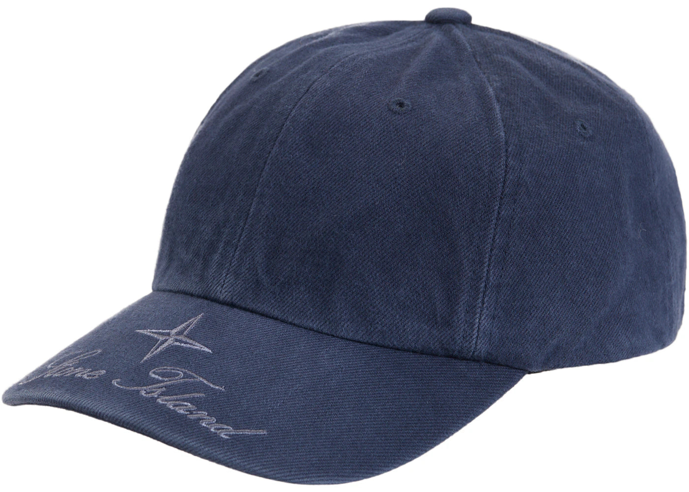 Supreme Stone Island Denim 6-Panel Navy