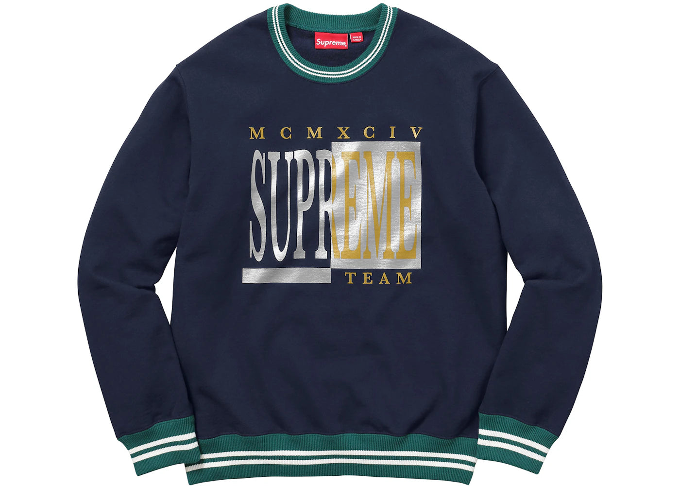 Supreme Team Crewneck Navy