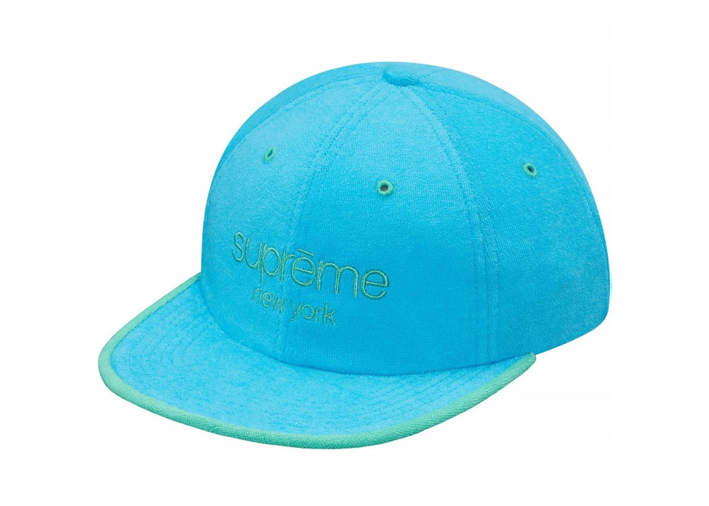 Supreme Terry Classic Logo 6-Panel Blue