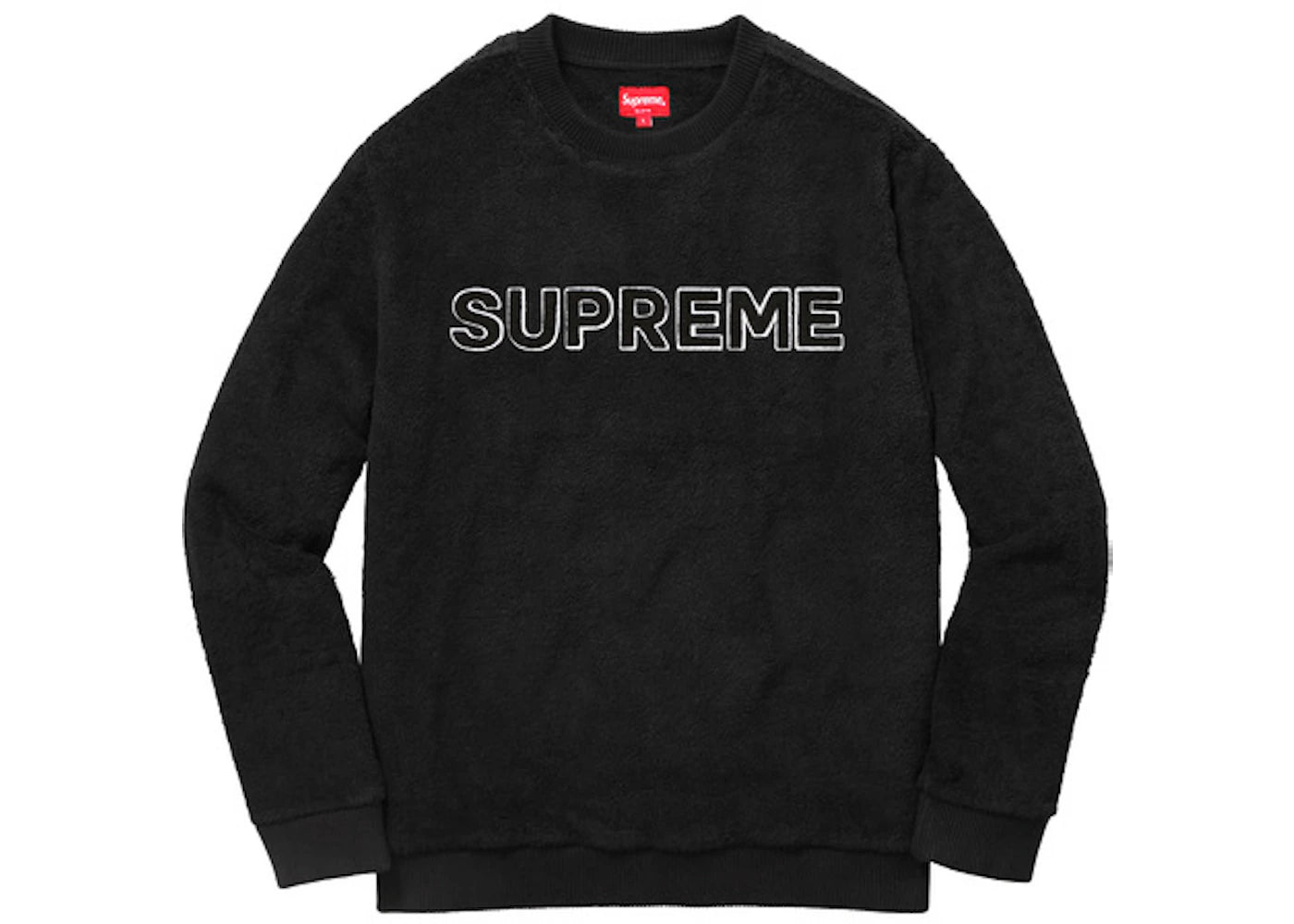 Supreme Terry Crewneck Black