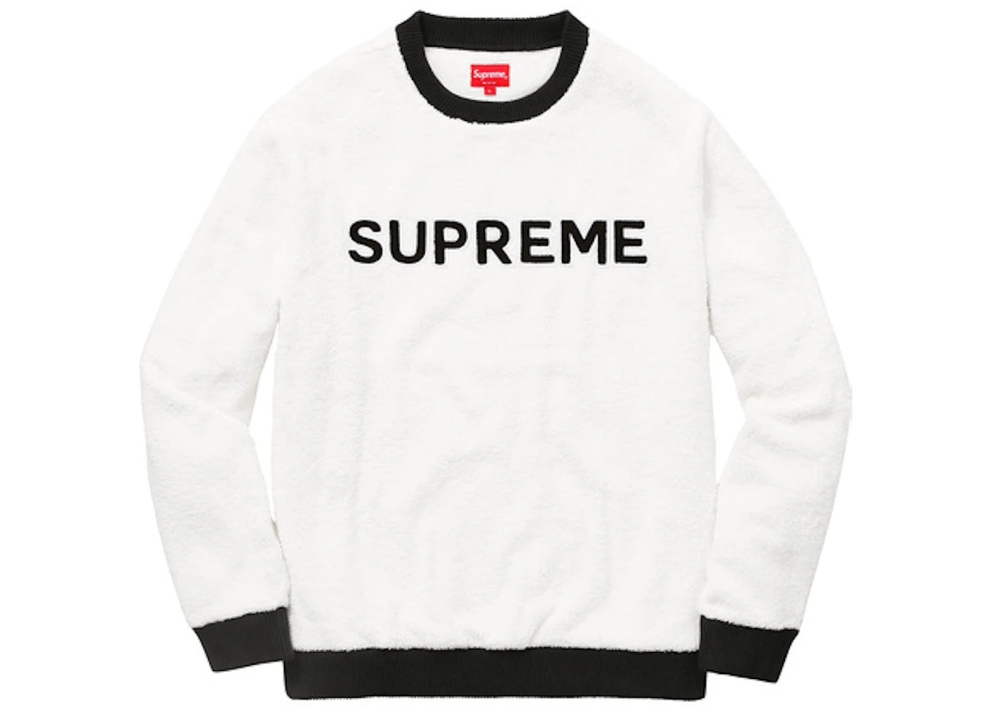 Supreme Terry Crewneck White