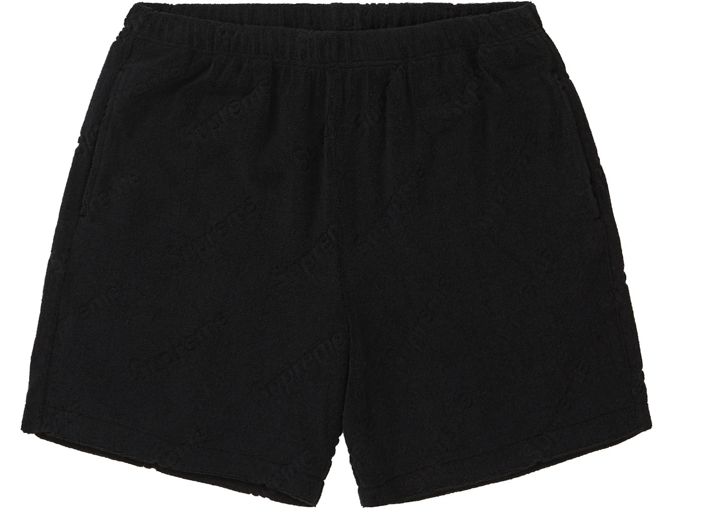 Supreme Terry Jacquard Logo Short Black