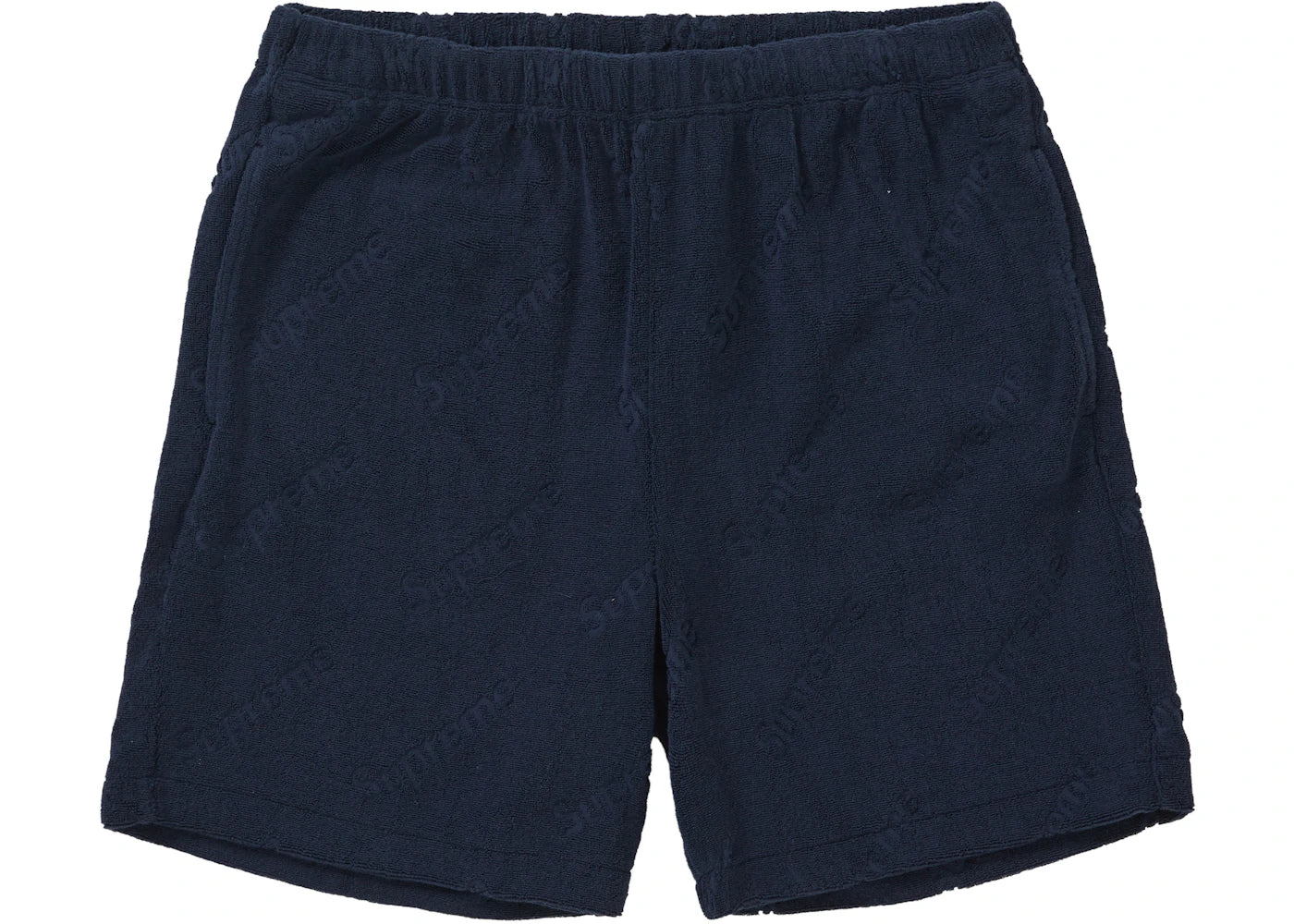 Supreme Terry Jacquard Logo Short Navy