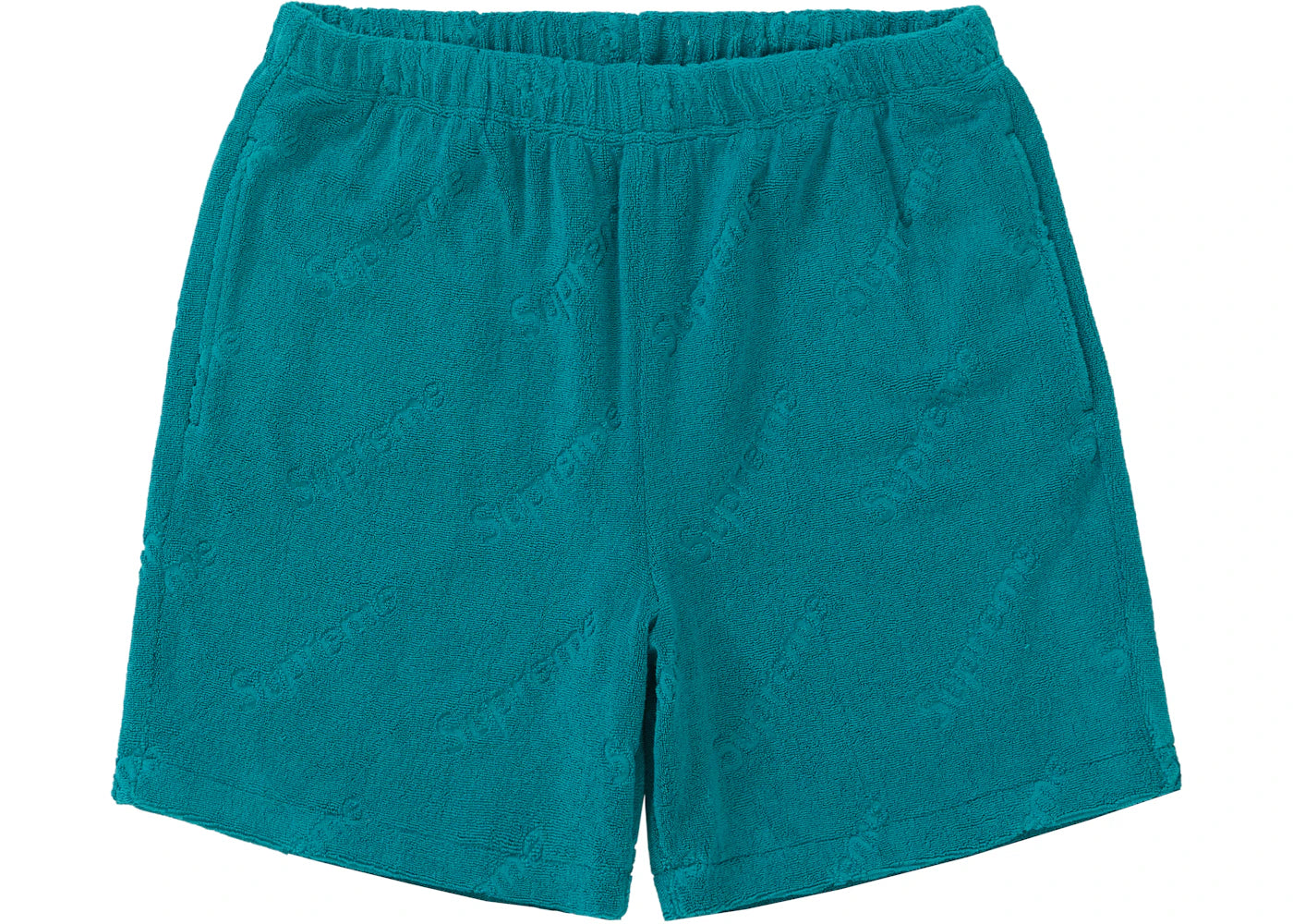 Supreme Terry Jacquard Logo Short Teal