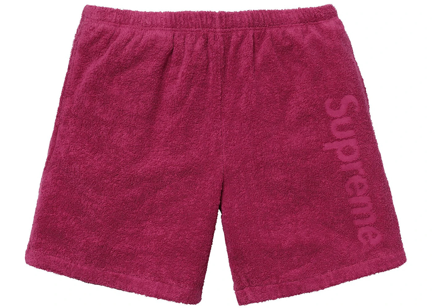 Supreme Terry Logo Short Dark Rose