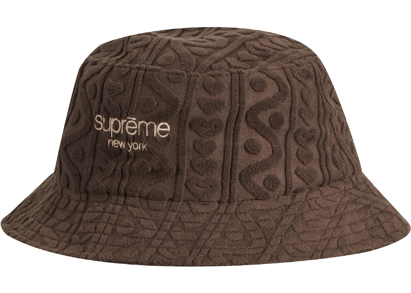 Supreme Terry Pattern Crusher Brown