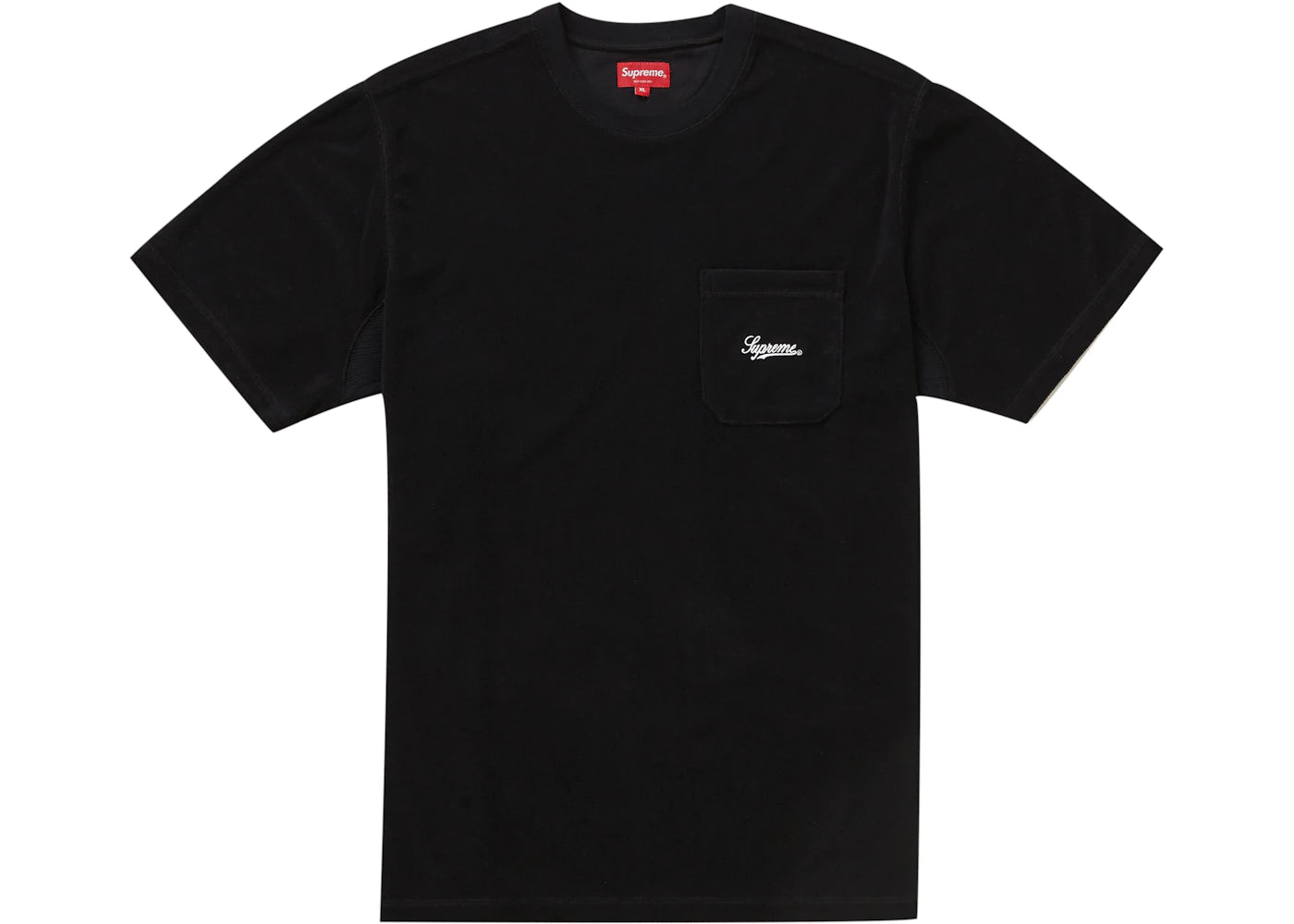 Supreme Terry Pocket Tee Black