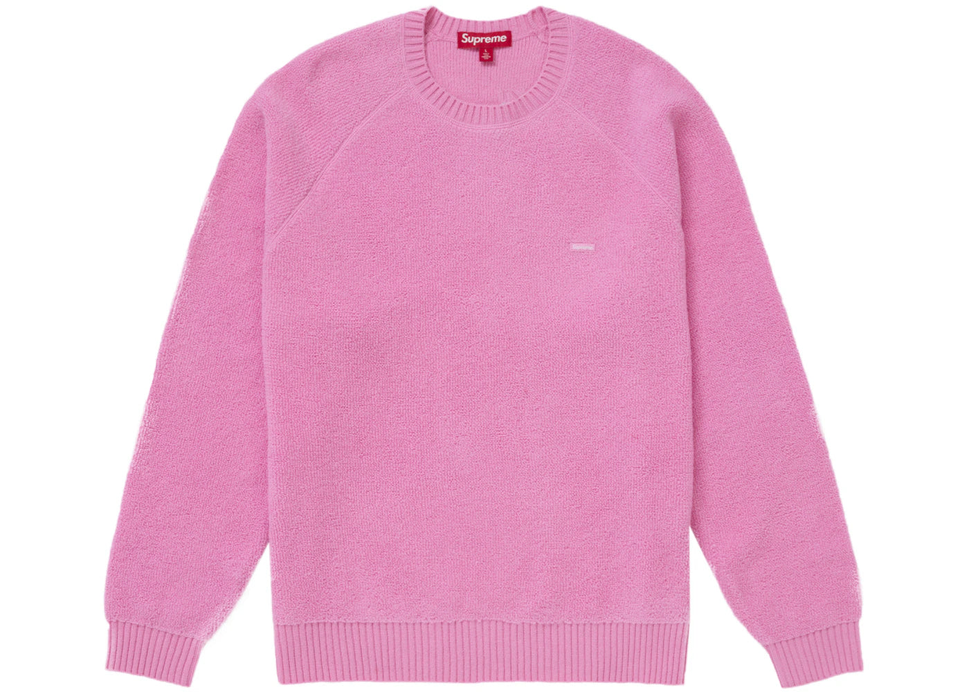 Supreme Terry Small Box Sweater Pink