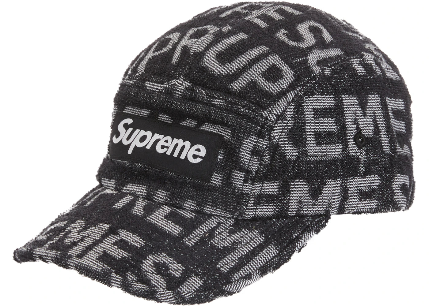 Supreme Terry Spellout Camp Cap Black