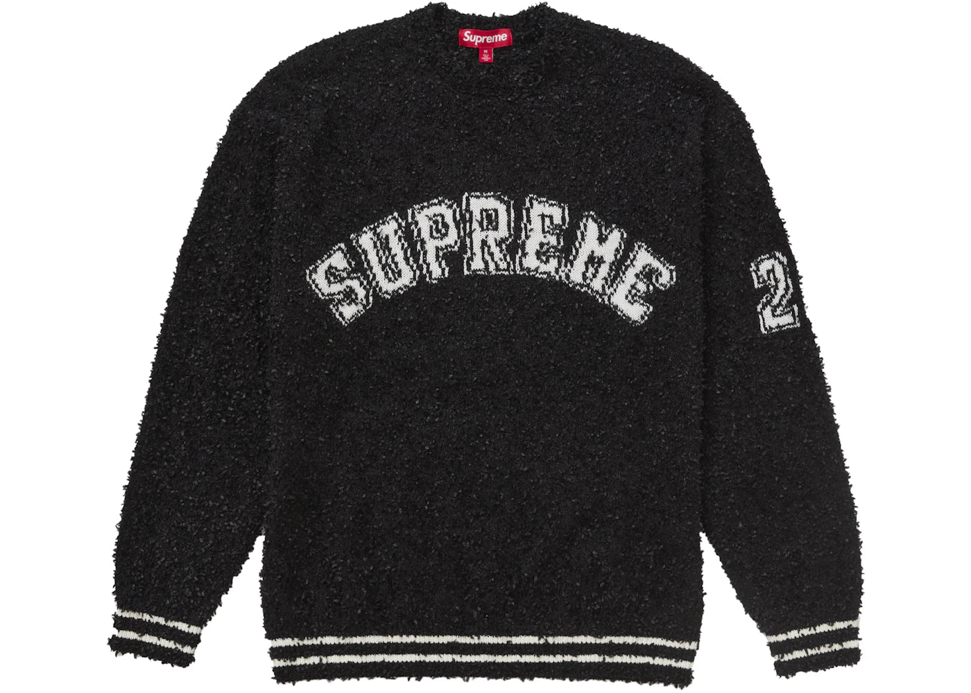 Supreme Textured Arc Sweater Black