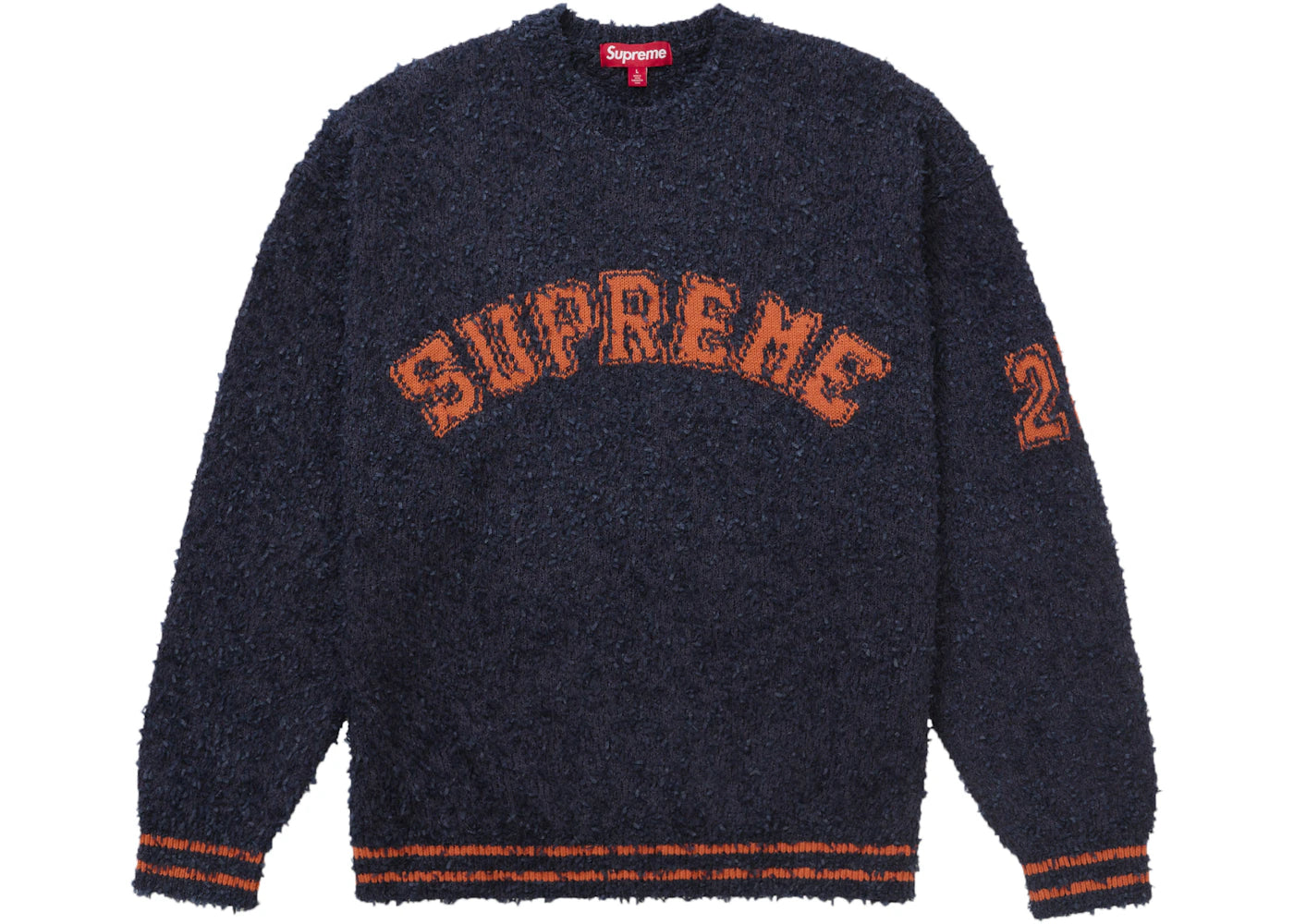 Supreme Textured Arc Sweater Navy