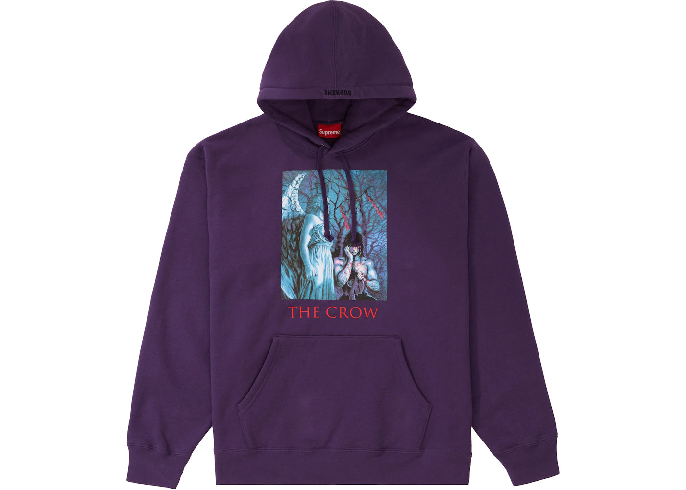 Supreme The Crow Hooded Sweatshirt Dusty Purple