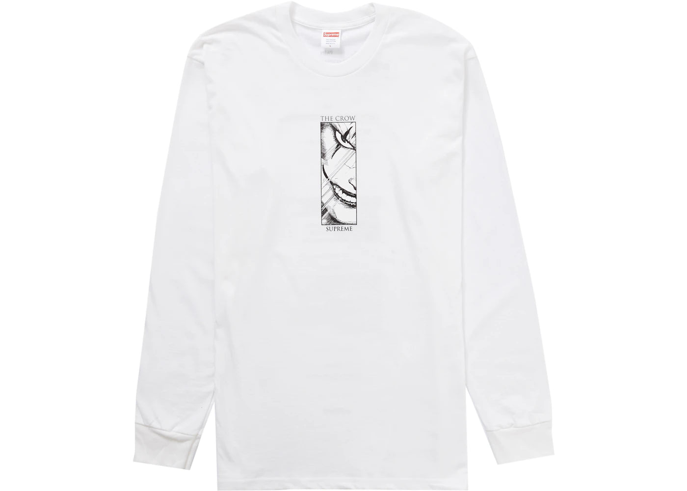 Supreme The Crow L/S Tee White