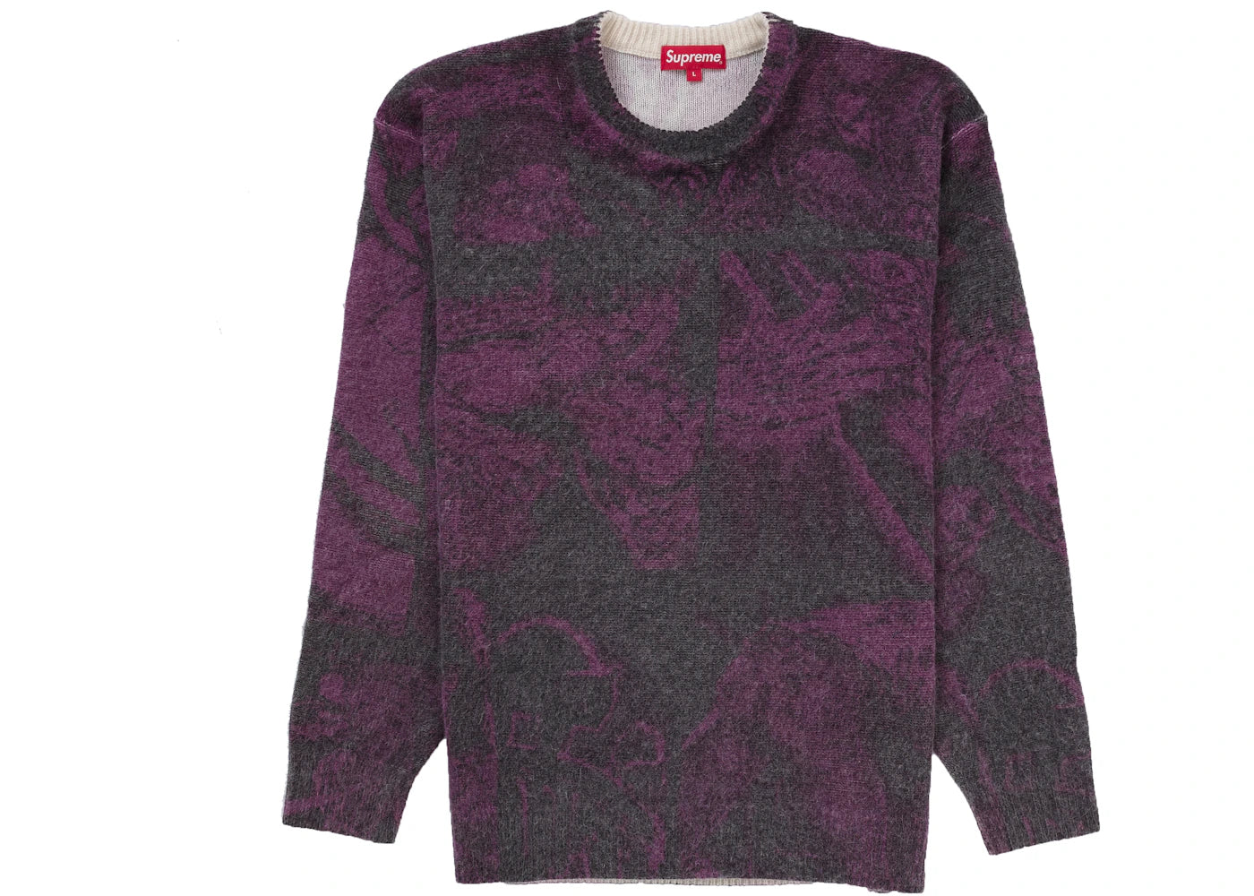 Supreme The Crow Sweater Purple