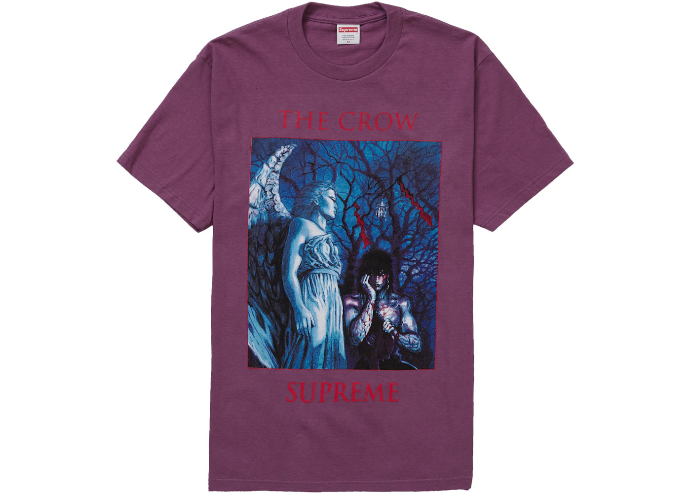 Supreme The Crow Tee Plum