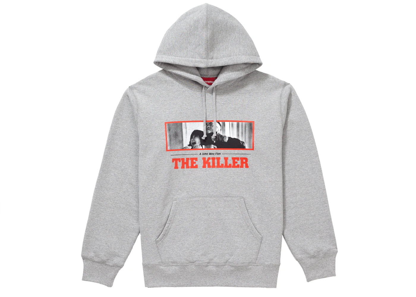 Supreme The Killer Hooded Sweatshirt Heather Grey