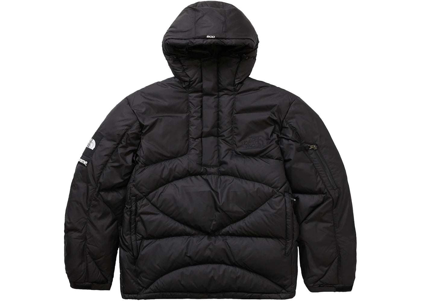 Supreme The North Face 800-Fill Half Zip Hooded Pullover Black