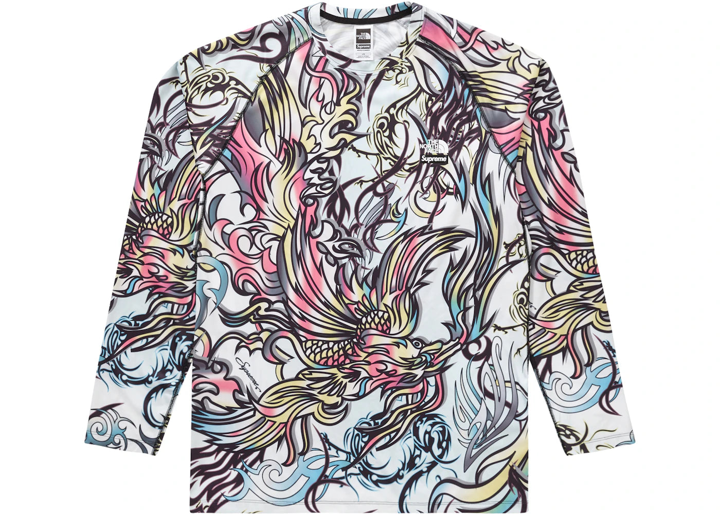 Supreme The North Face Base Layer L/S Top (FW22) Multicolor Dragon