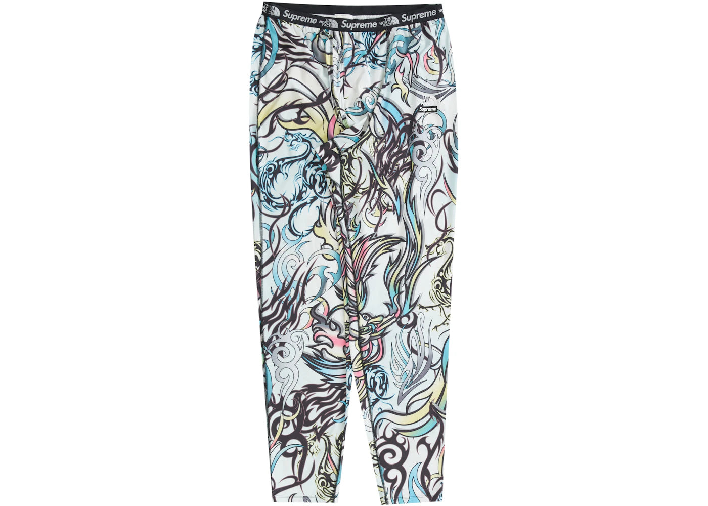 Supreme The North Face Base Layer Pant Multicolor Dragon