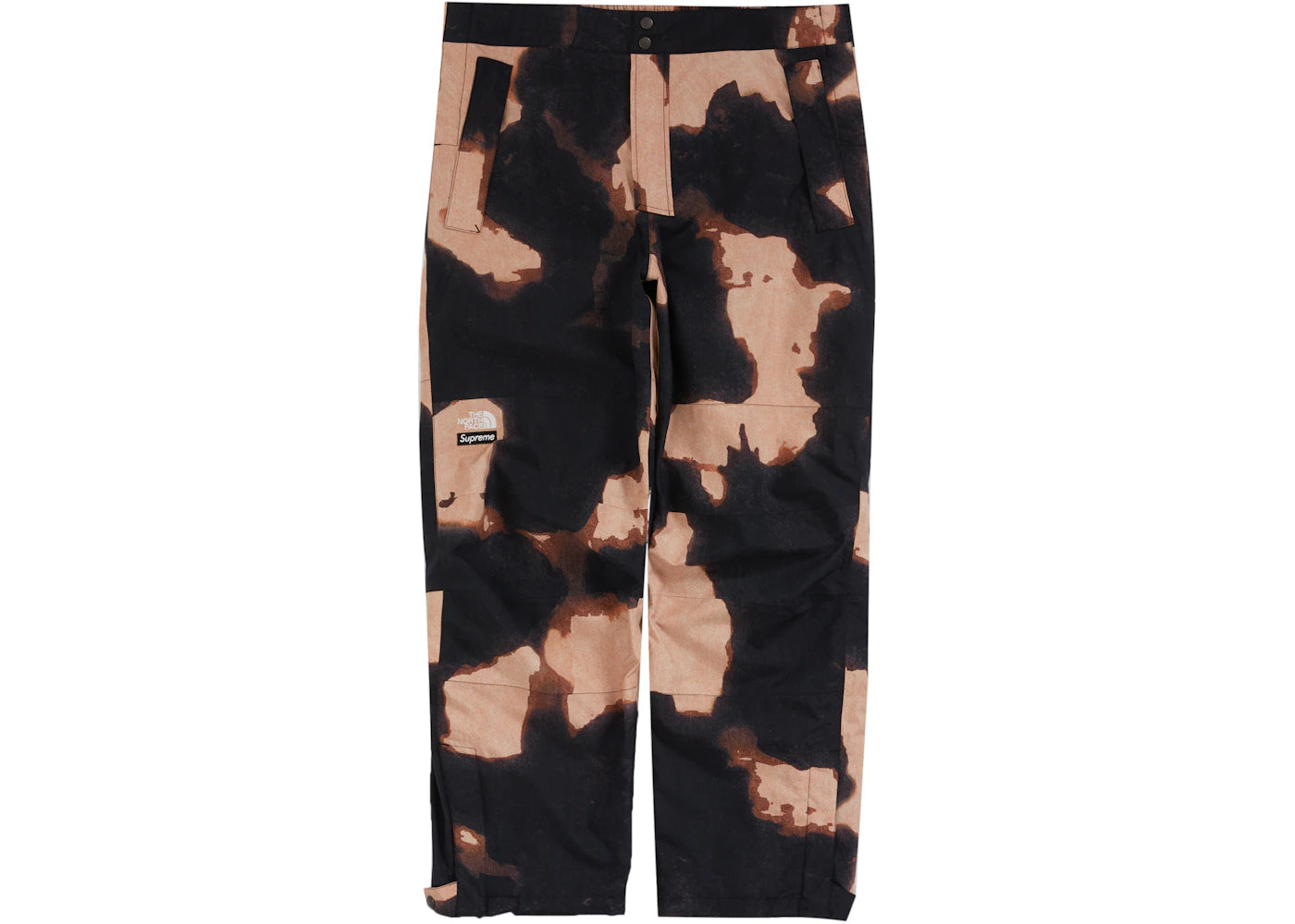Supreme The North Face Bleached Denim Print Mountain Pant Black