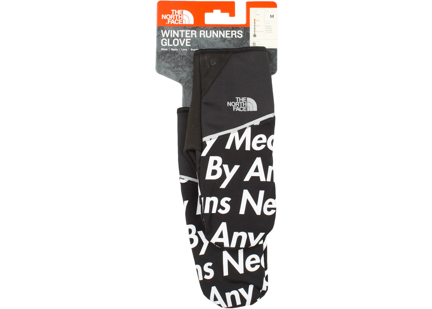 Supreme The North Face By Any Means Winter Runners Gloves Black