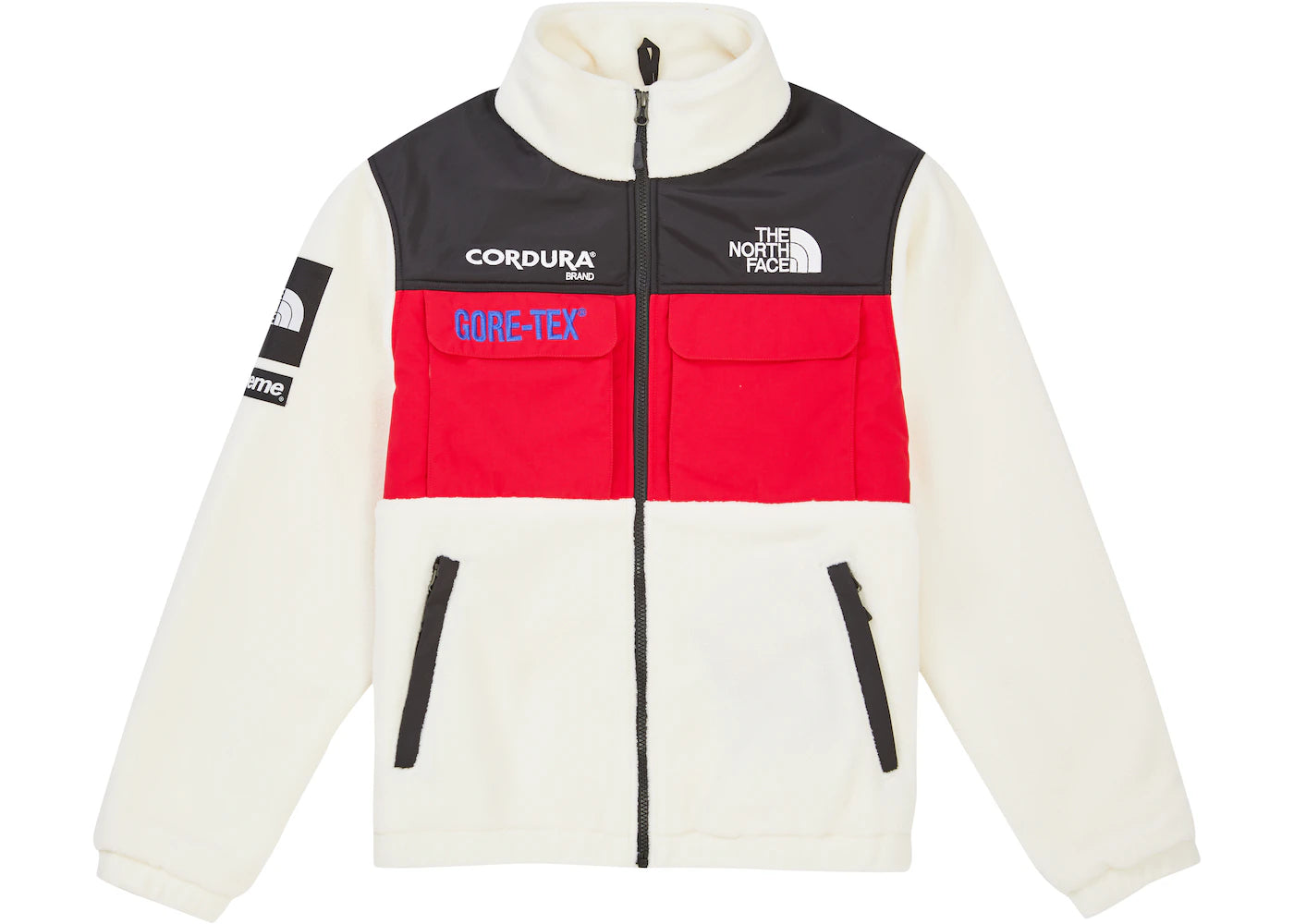 Supreme The North Face Expedition Fleece (FW18) Jacket White