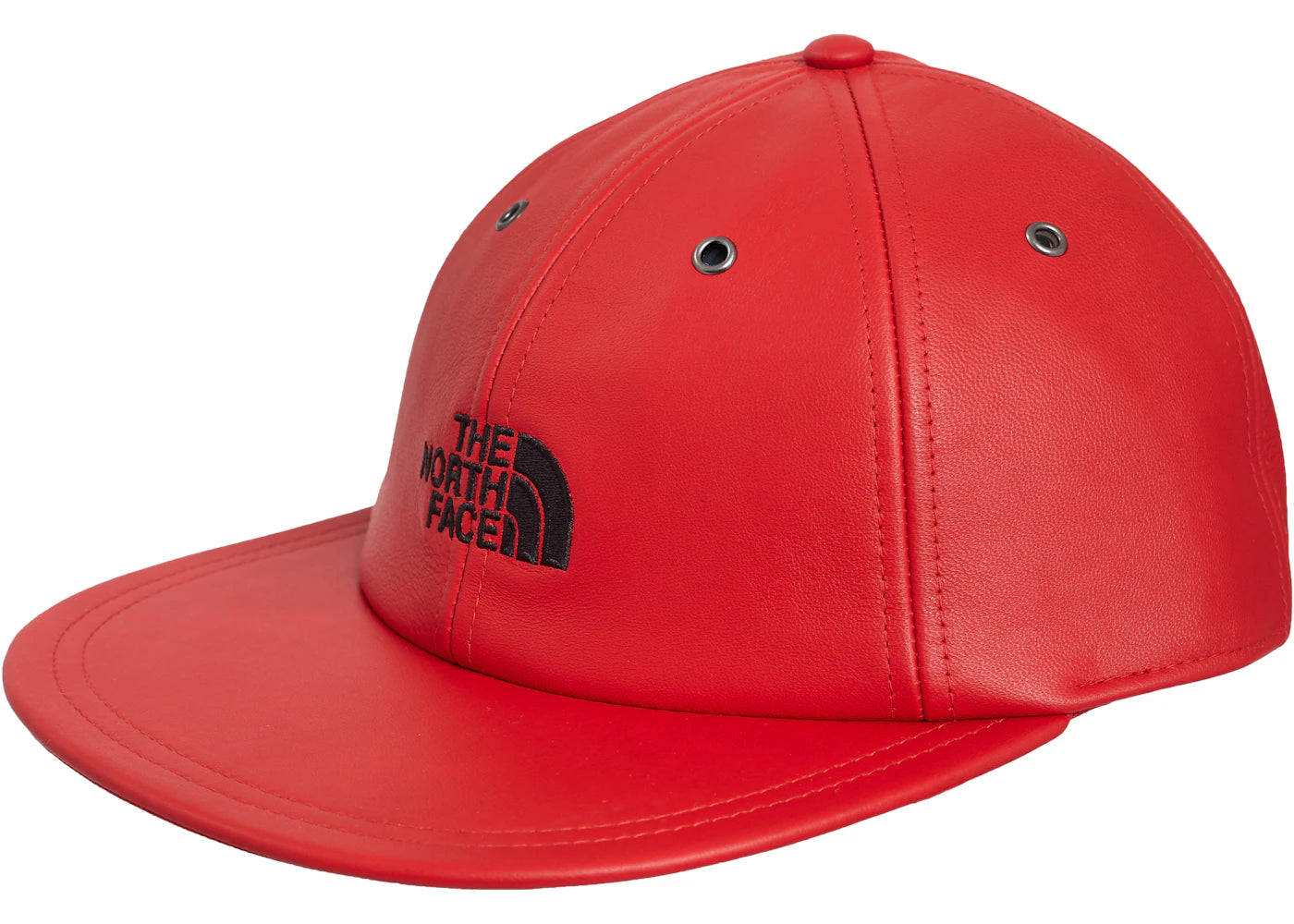 Supreme The North Face Leather 6-Panel Red