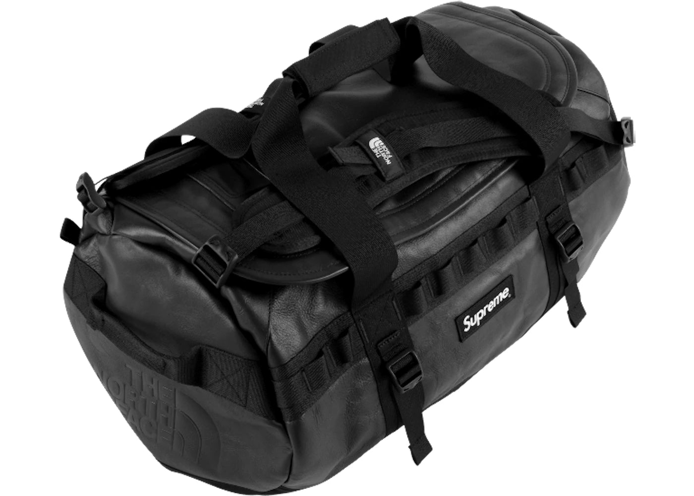 Supreme The North Face Leather Base Camp Duffel Black