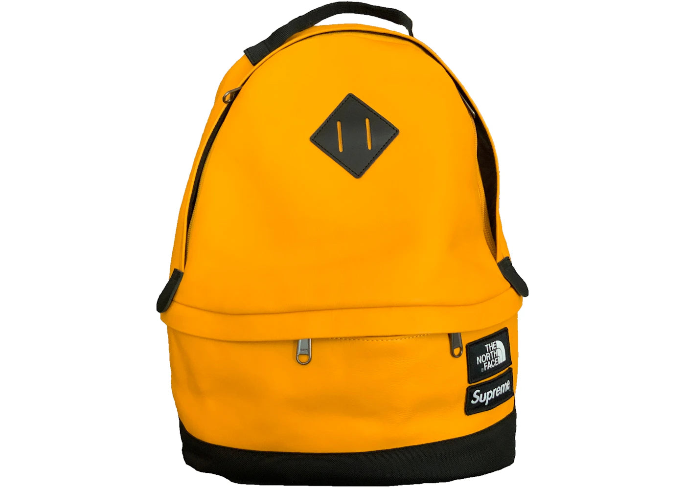 Supreme The North Face Leather Day Pack Yellow